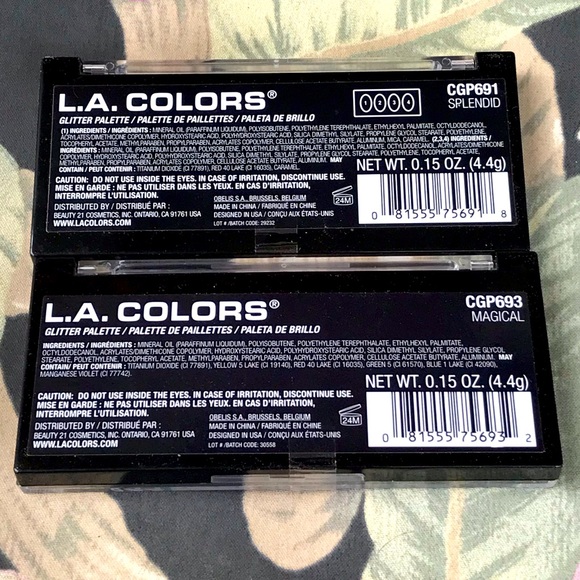 La Colors | Makeup | La Colors Glitter Palette Bundle Splendid And ...